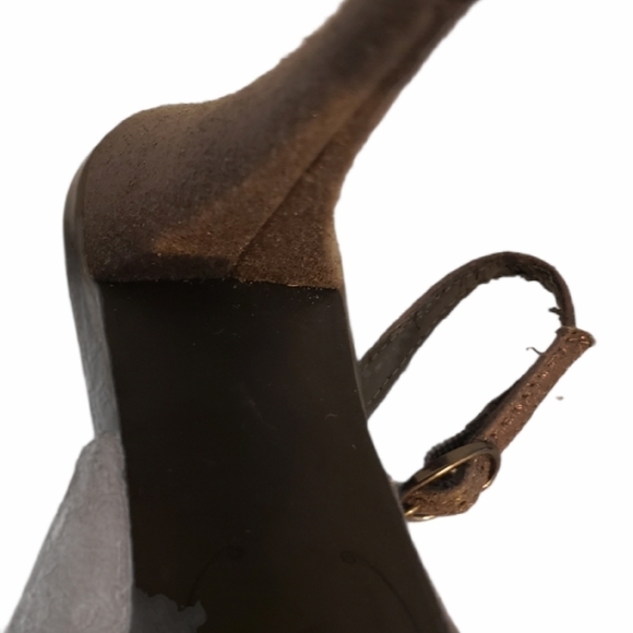 JLo Peep Toe Platform Slingback Sparkling Heels - Picture 12 of 15